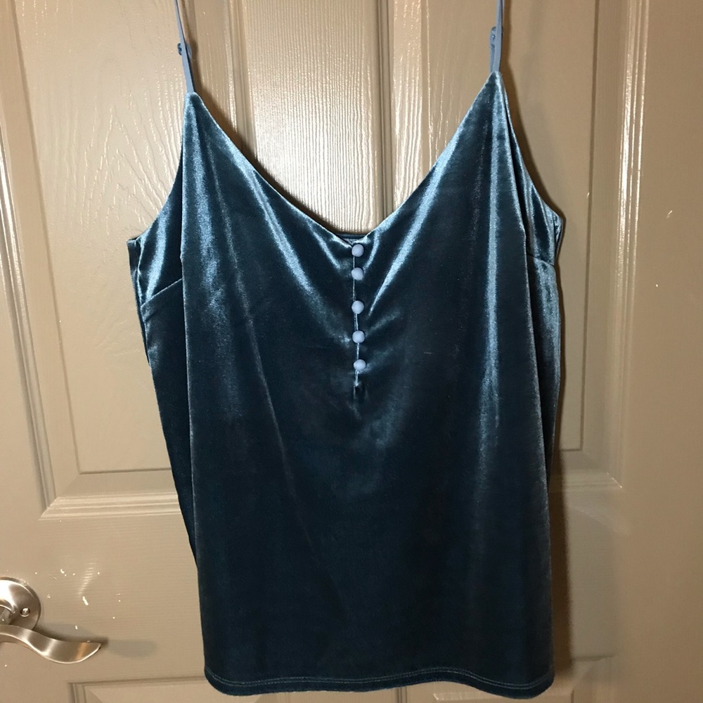 Blue Velvet Tank Top